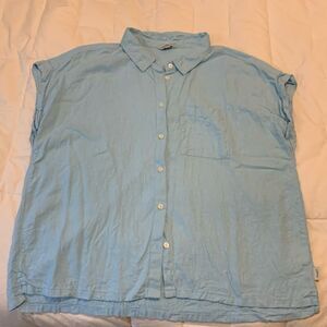 ORVIS, sleeveless, ladies button down, XL, great like new condition